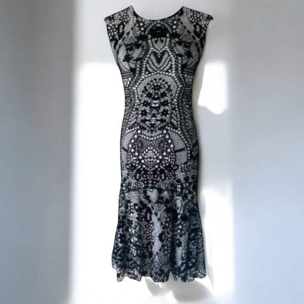 JEAN PAUL GAULTIER FUZZI Kissing Mesh Dress Size Small